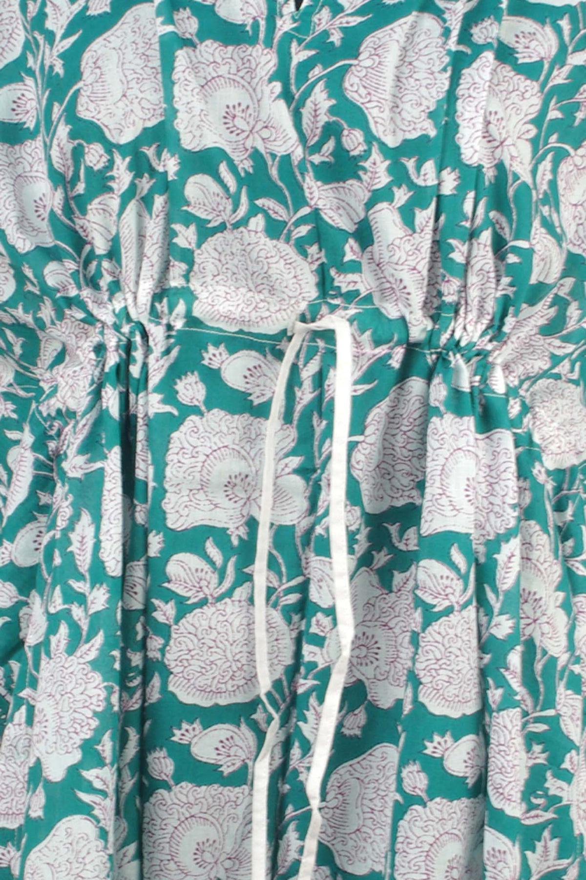Kurze Kaftans aus Baumwolle - Rosa Paisley