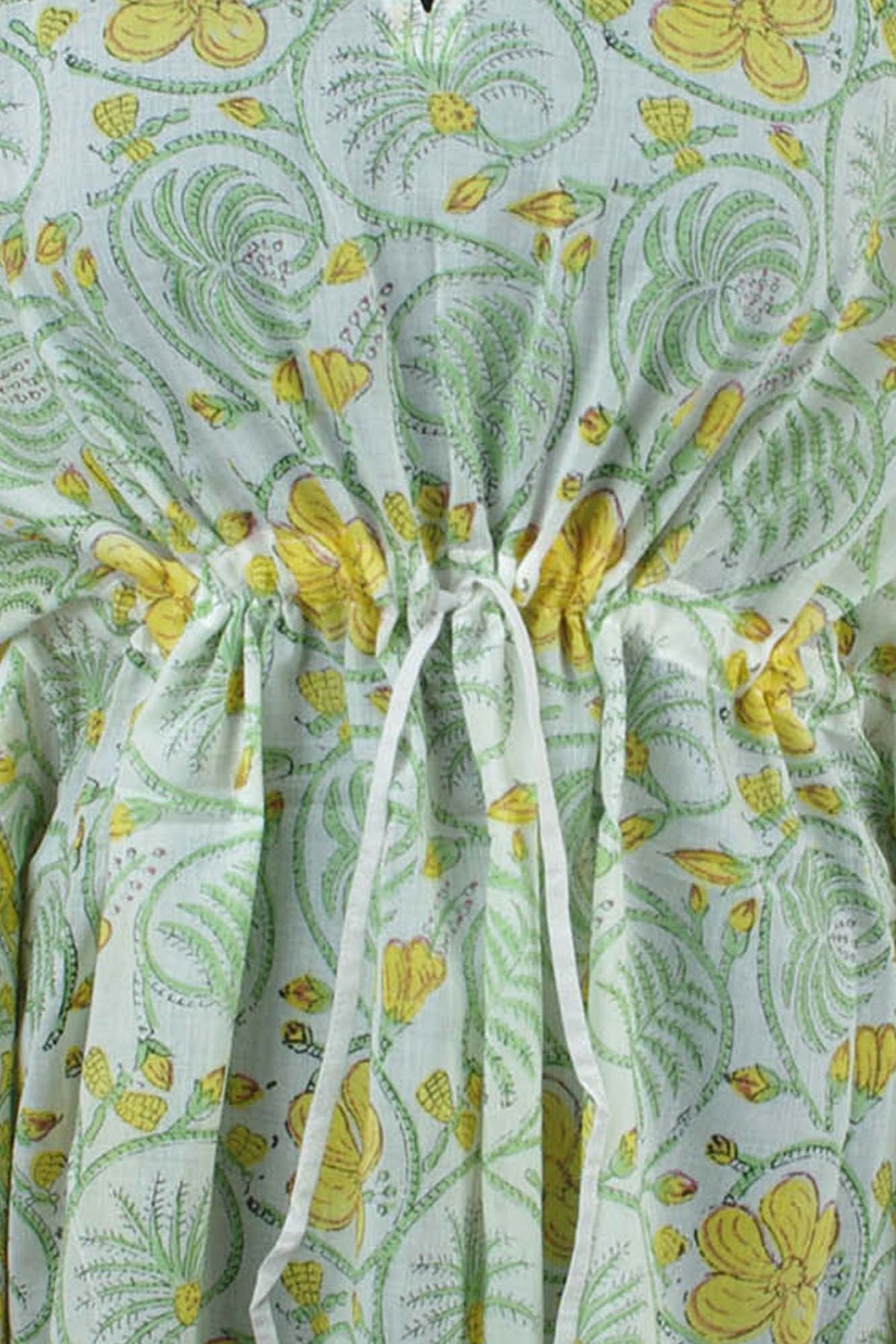 Kurze Kaftans aus Baumwolle - Rosa Paisley