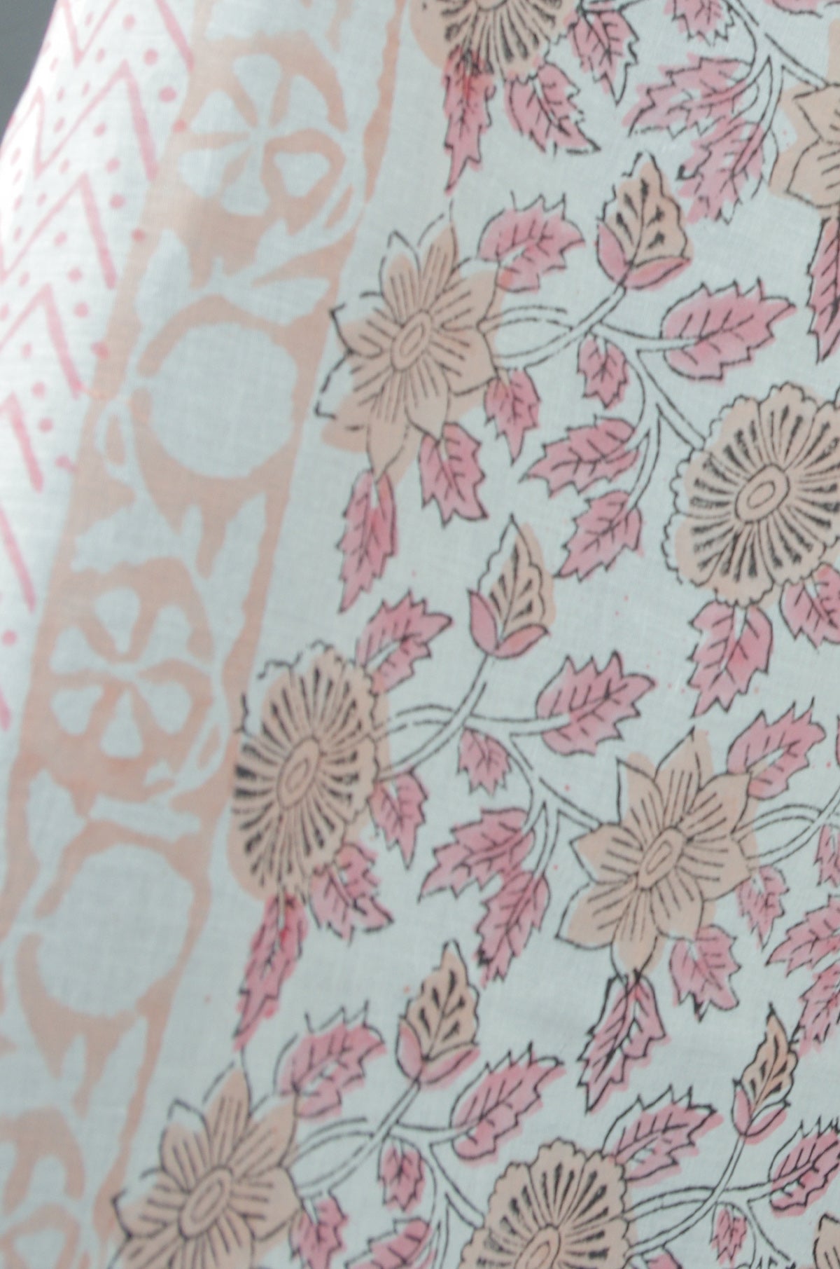 Beach Coverup Sarong Pareo - Coral Floral