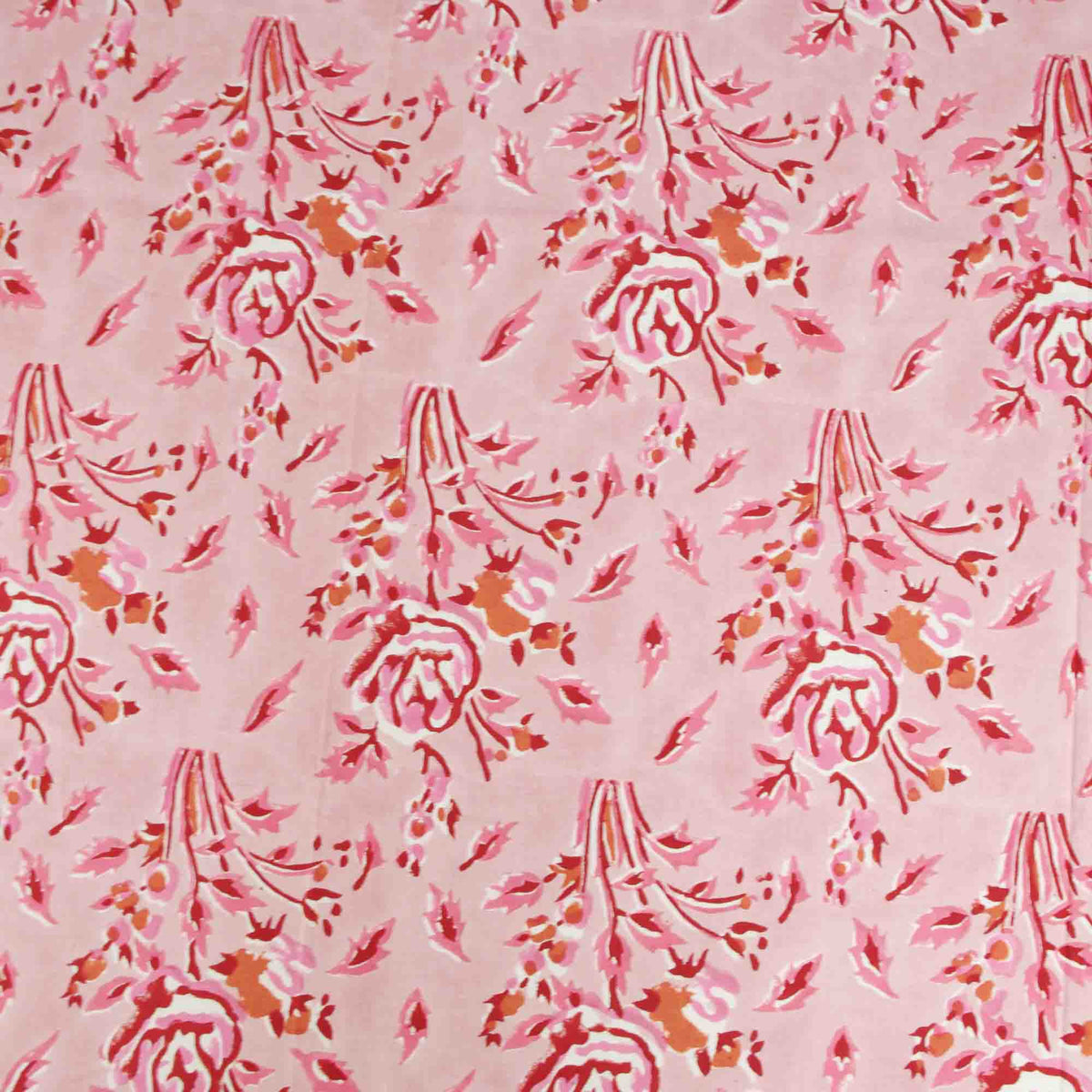 Pink Floral Jaal Print Rectangle Tablecloth Table Cover