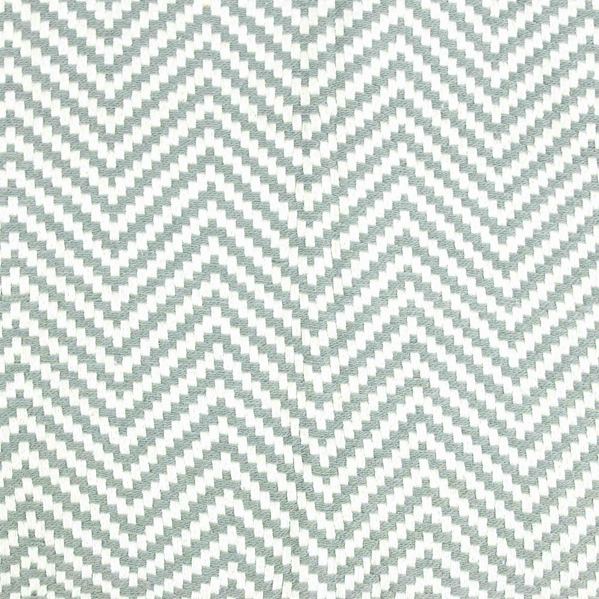 Soft Cotton Herringbone Throw With Fring - Dark Grey & White Zig-Zag Lines