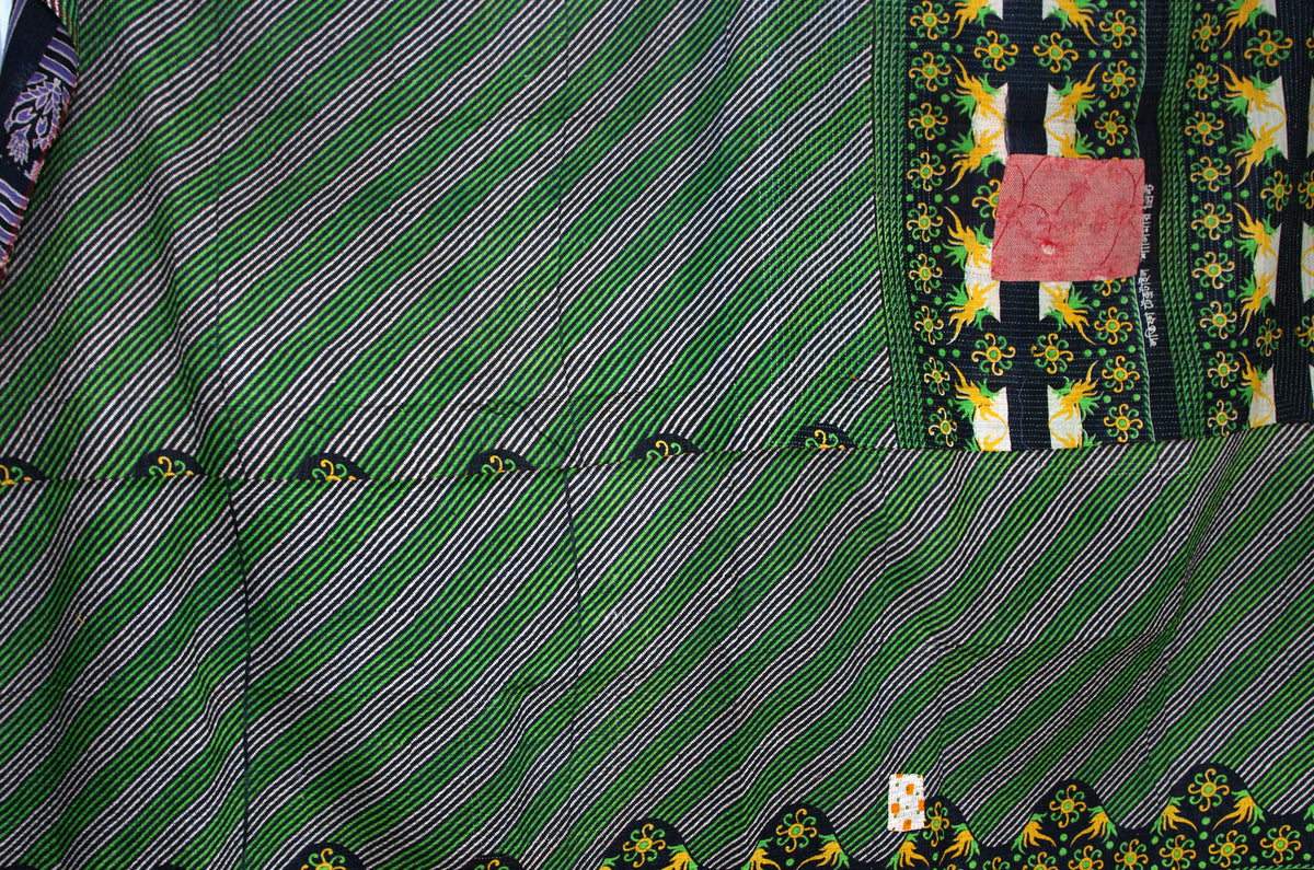 Vintage Patchwork Indian Kantha Quilt VK 2