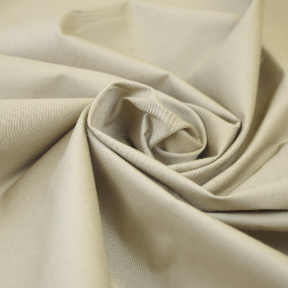 Plain Cotton Poplin 58'' Wide - Light Beige Grey