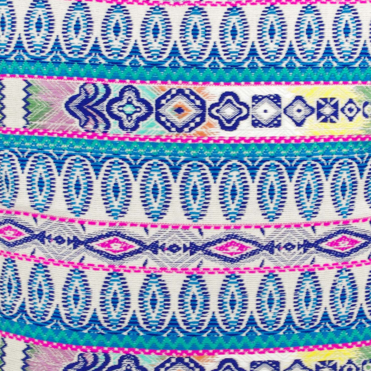 Bohemian Handloom Cotton Cushion Cover - Blue