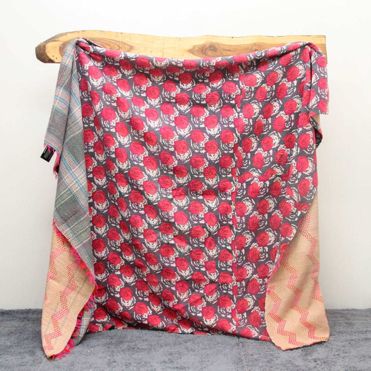 Vintage Patchwork Indian Kantha Quilt VK1003