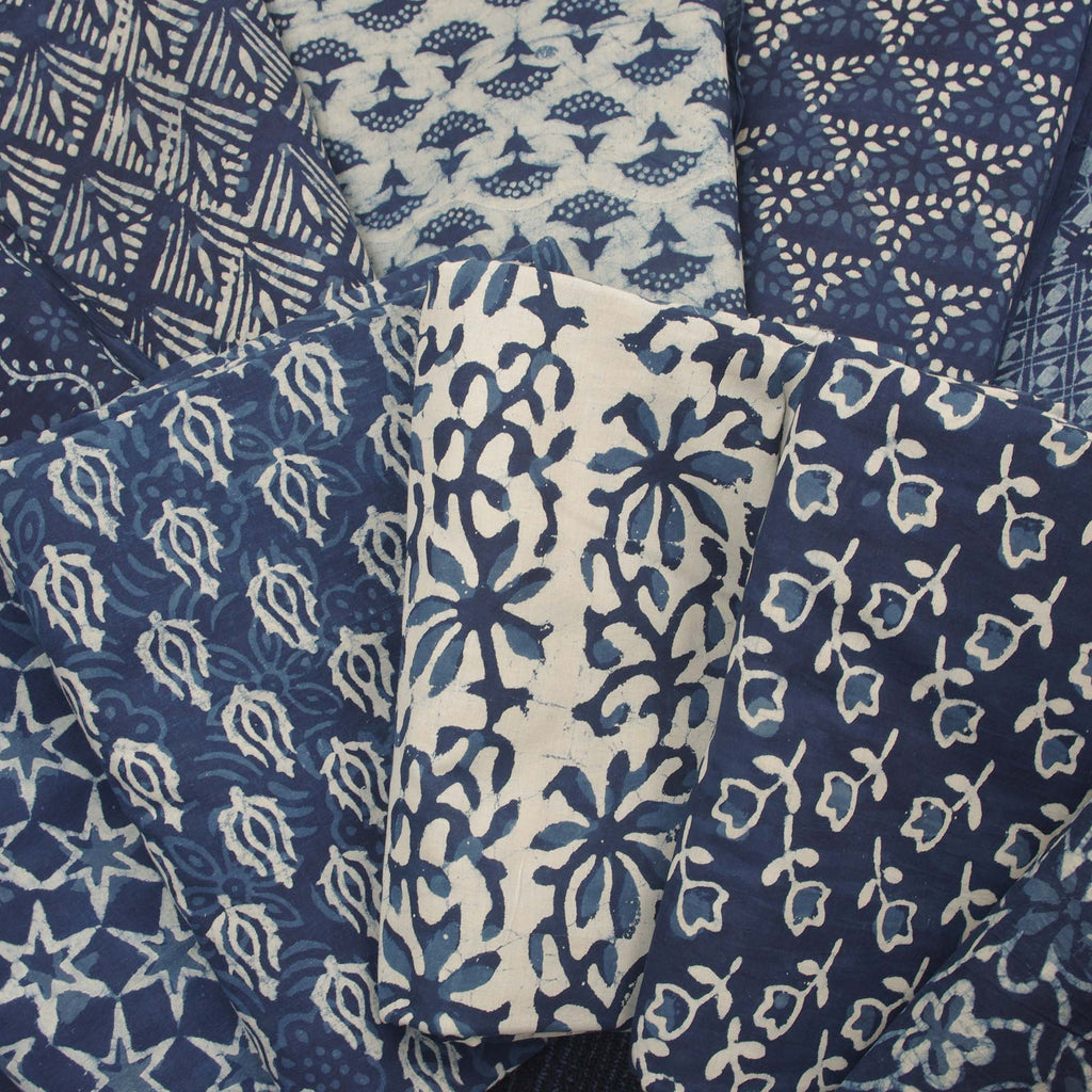 Indigo Block Prints – Kantha Decor