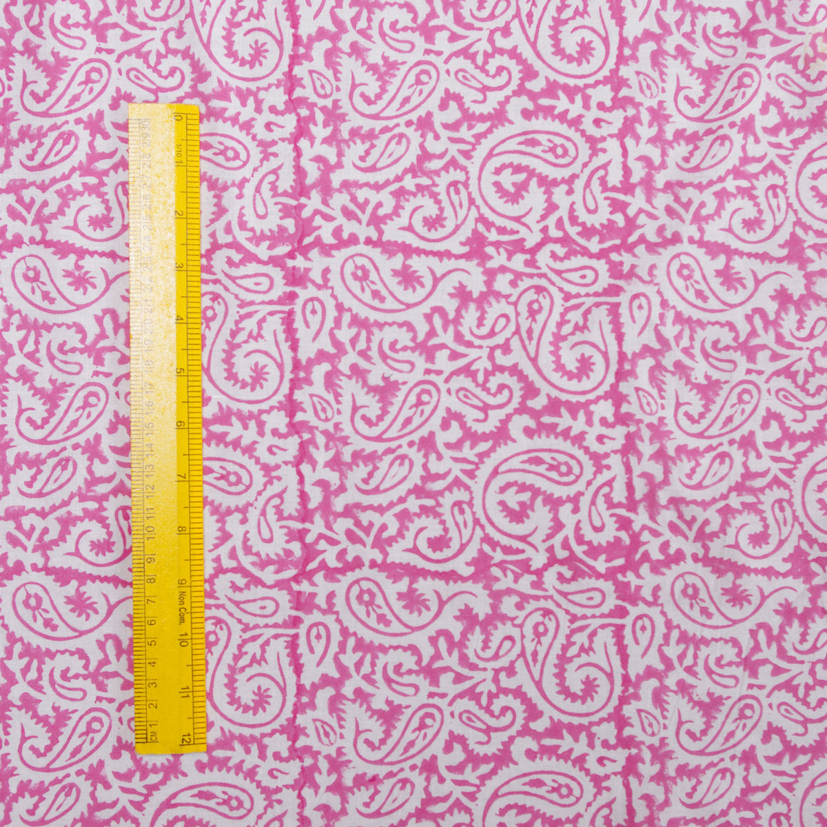 Indian Hand Block 100% Cotton Light Pink Women Dress Fabric Cloth Design 131