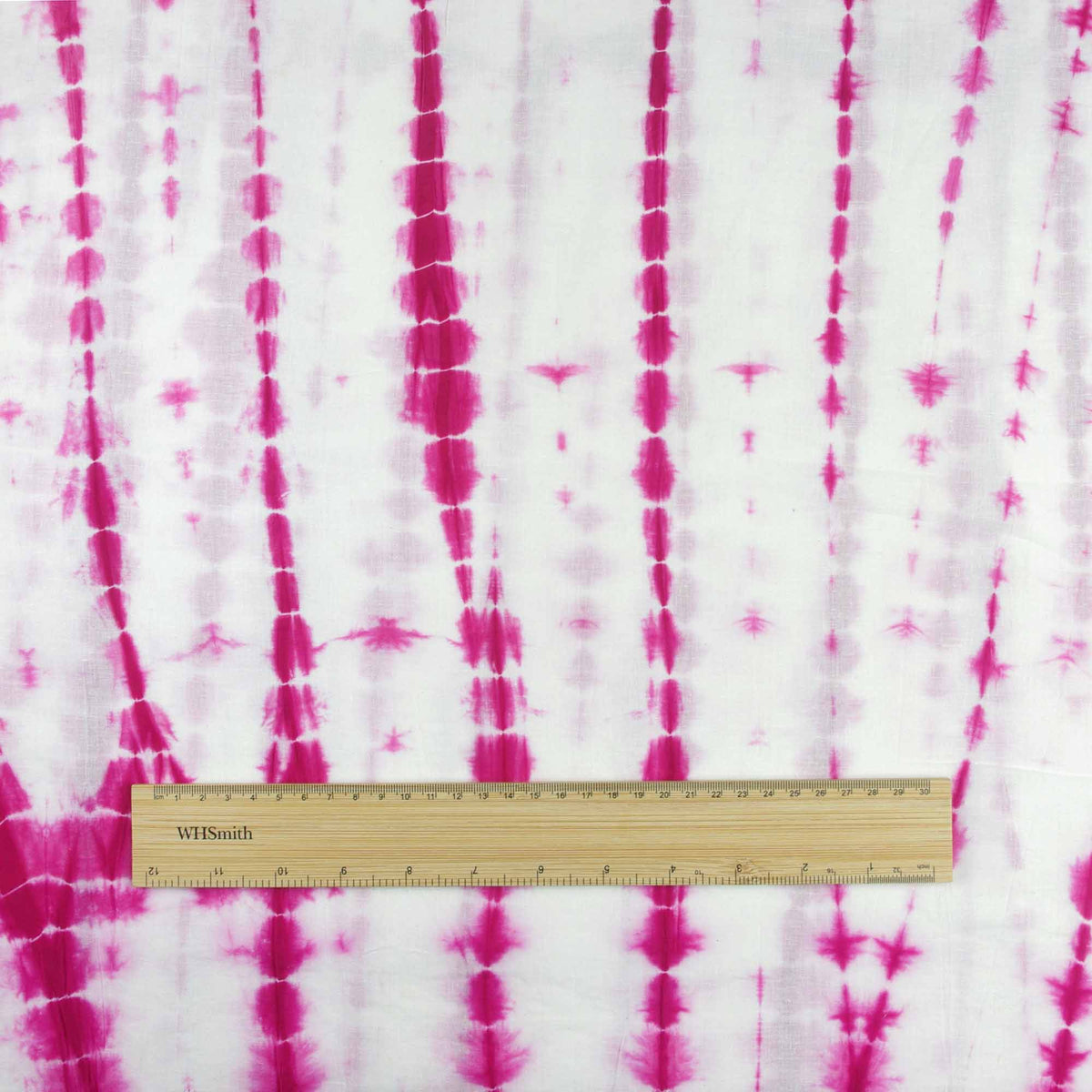 Seamless Pattern Pink And White Shibori Tie And Dye Fabric (Design 602)