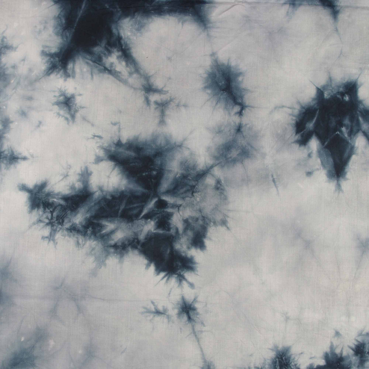 Seamless Abstract Shibori Tie And Dye Grey Fabric (Design 606)