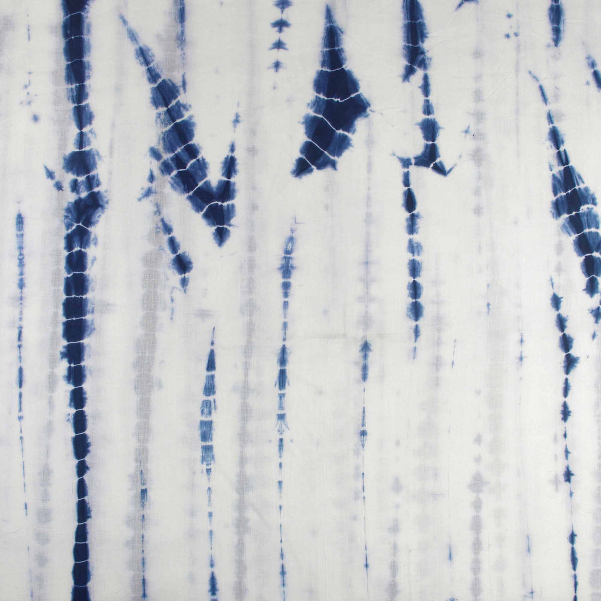 Seamless Tie And Dye Indigo White Fabric (Design 609)