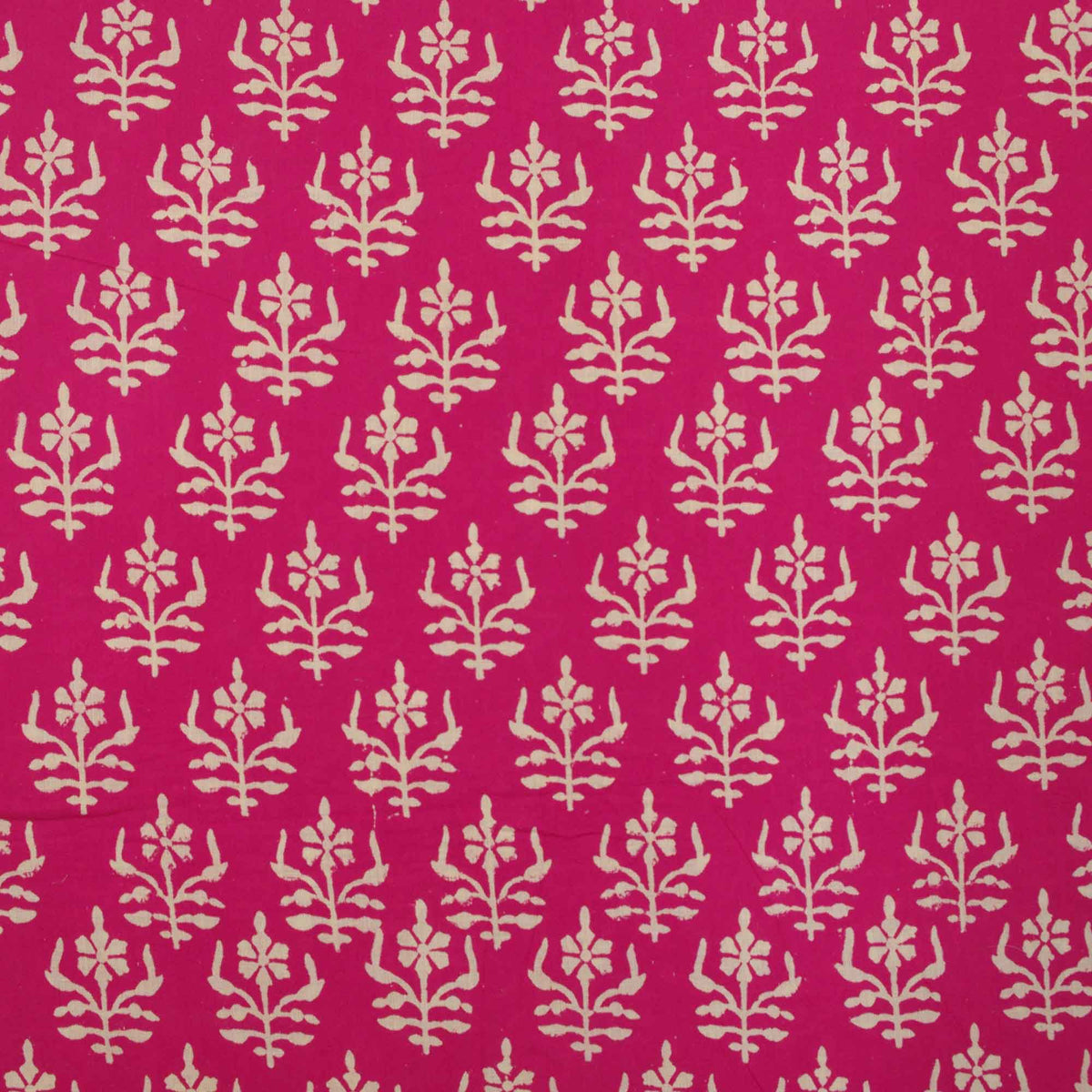 Bagru Indian Hand Block Print 100% Cotton Pink Women Dress Fabric Design 635