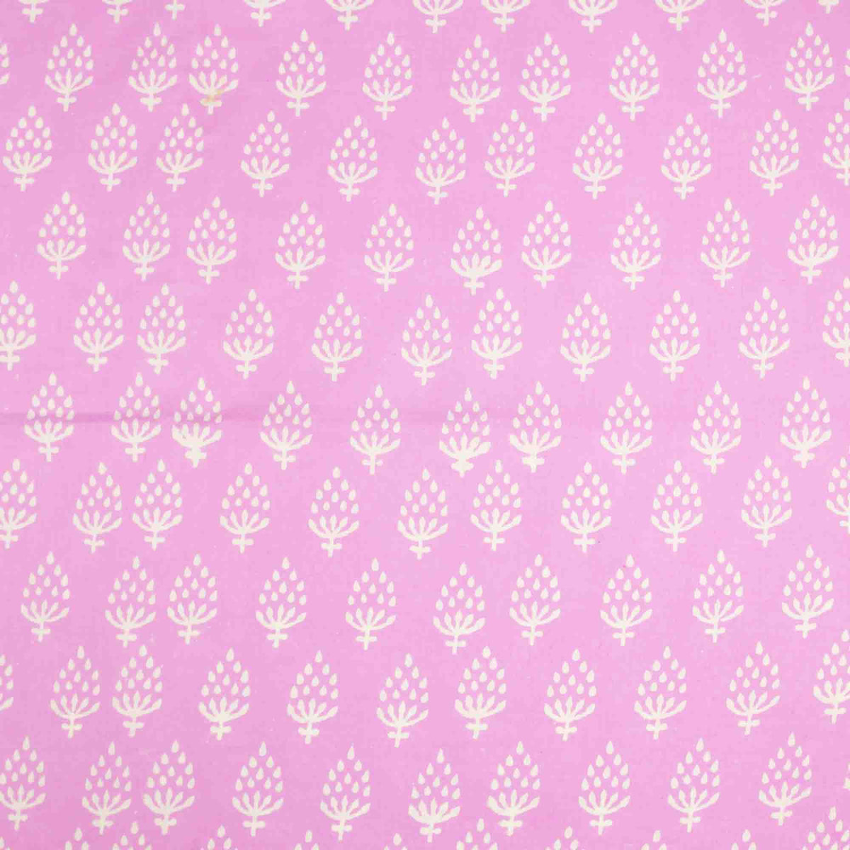 Bagru Print White Buti On Pink Women Dress Fabric Design 800