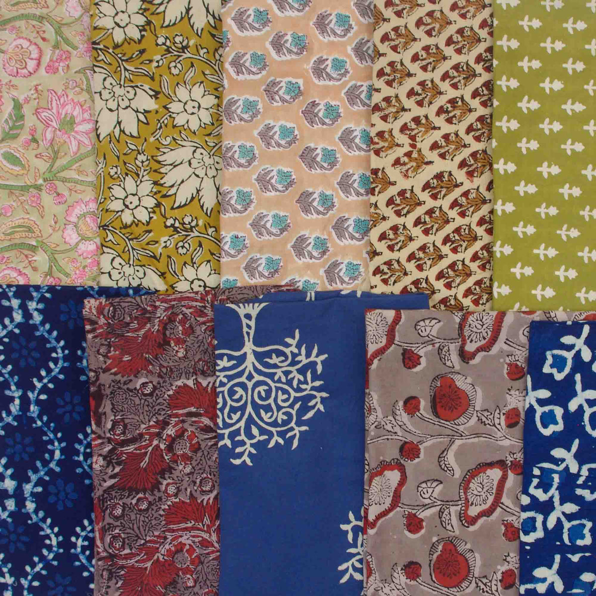 10 X Half Meter Remnant Fabric Bundle 146