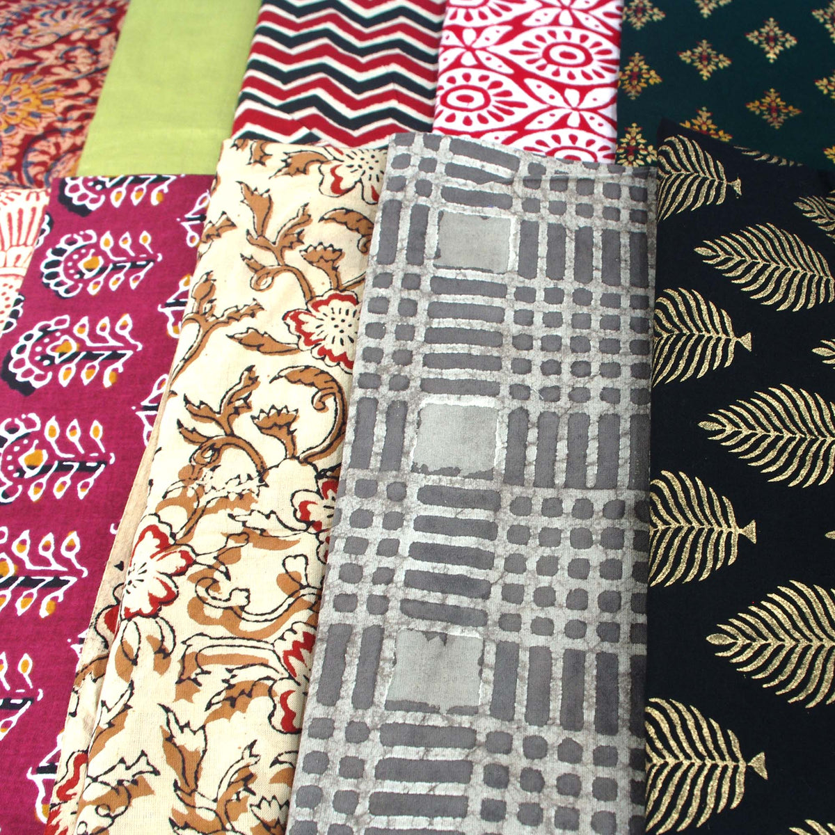 10 X Half Meter Remnant Fabric Bundle 94