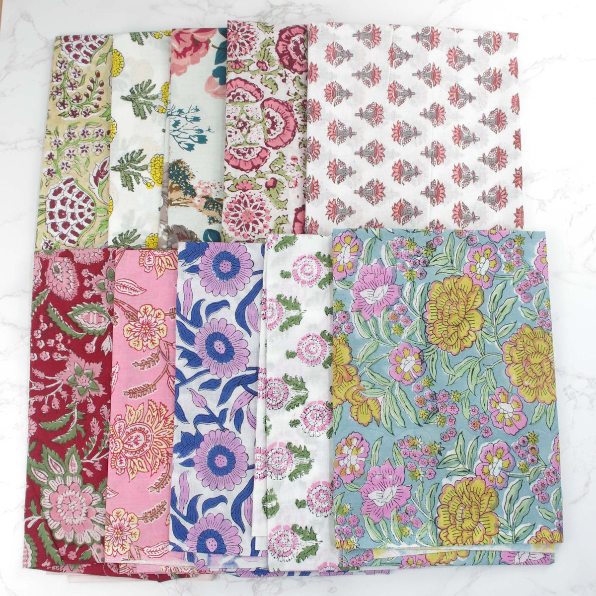 10 X Half Meter Remnant Fabric Bundle 99