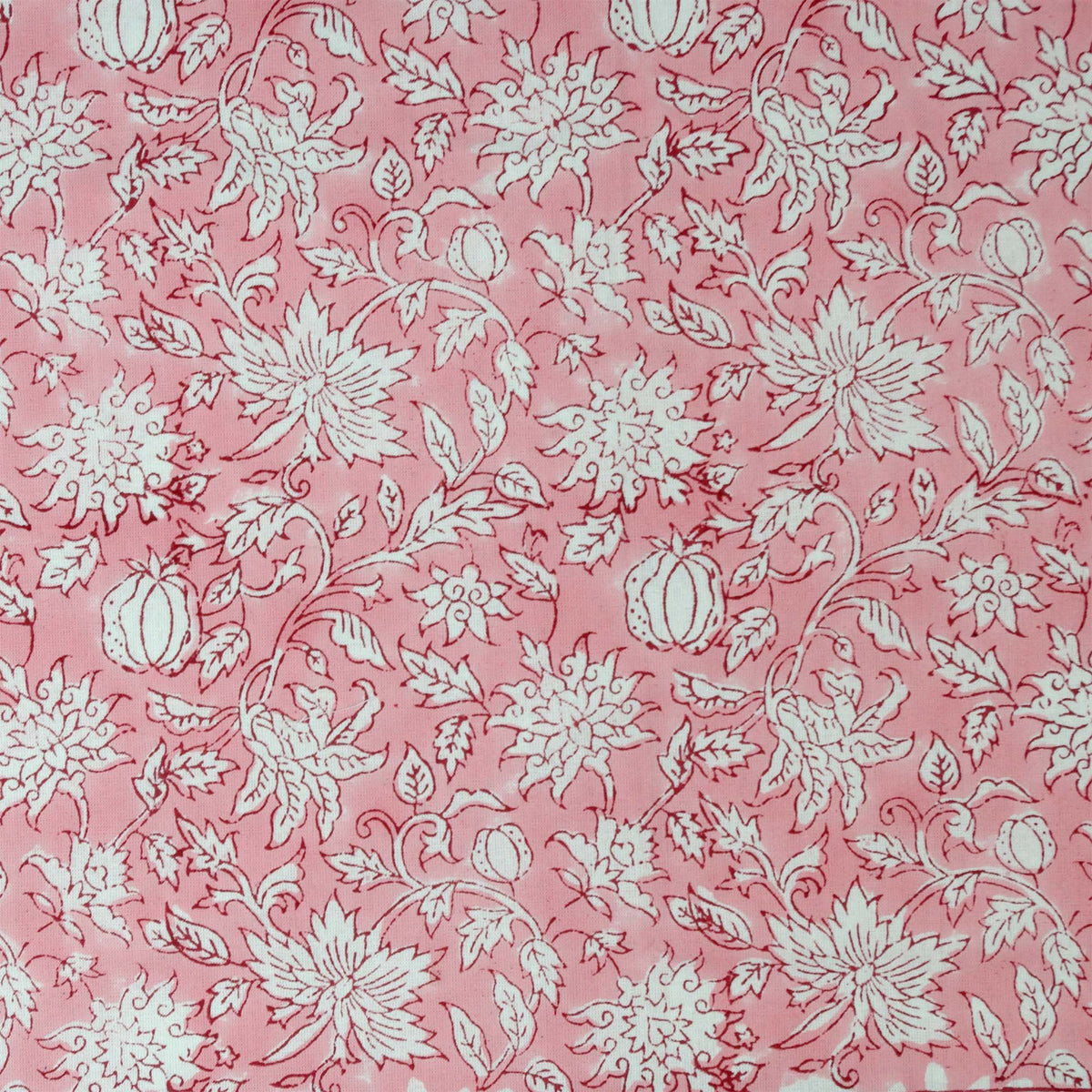 Pink Floral Jaal Print Rectangle Tablecloth Table Cover