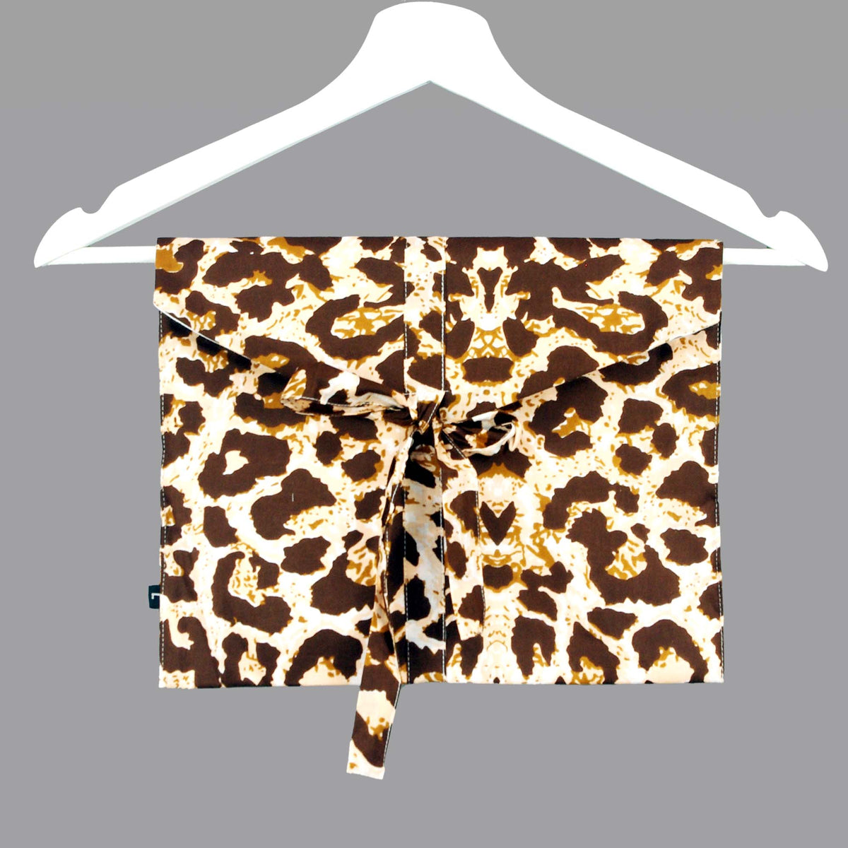 Long Cotton Pyjama Set - Leopard Print