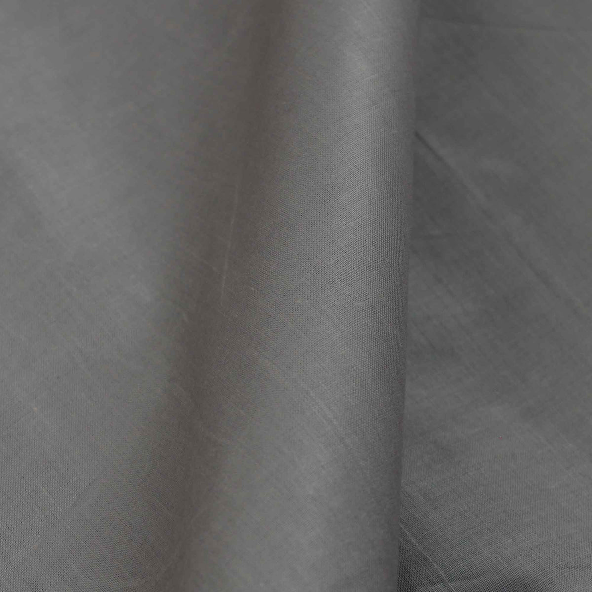 Plain Lightweight 100% Cotton Fabric – Dark Grey