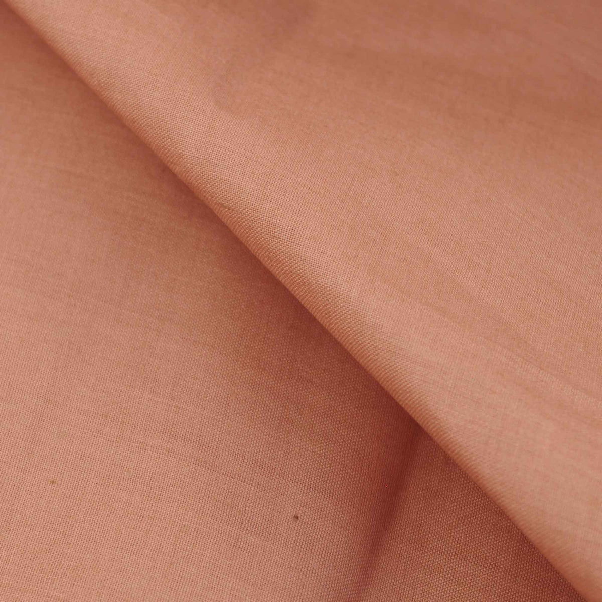 Plain Lightweight 100% Cotton Fabric – Deep Apricot /Dark Peach