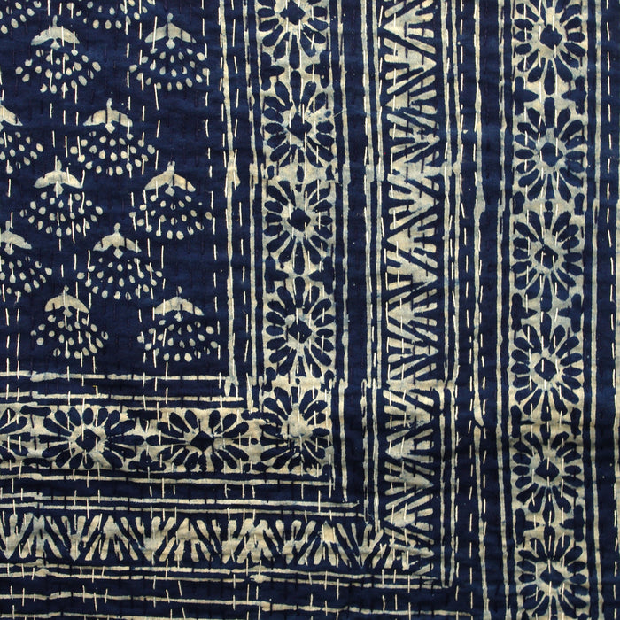 Indigo Kantha Quilts – Kantha Decor