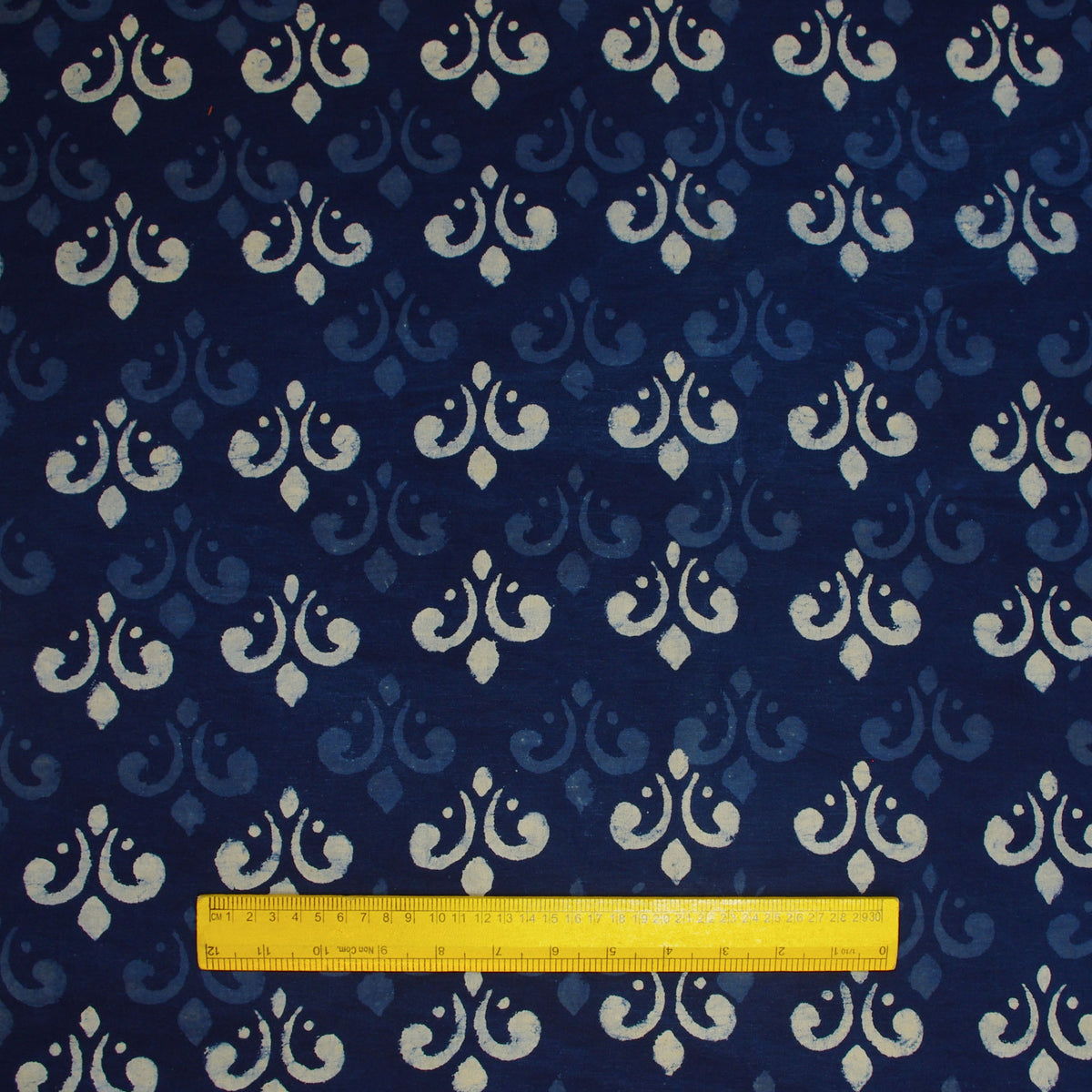 Natural Indigo Block Print Placemats | Paisley Natural Indigo Block Print Placemats | Paisley