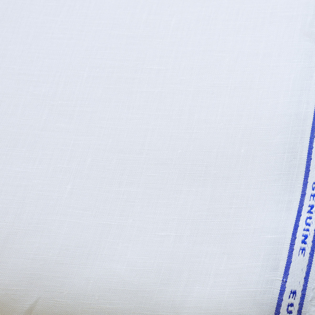 Washed Plain Pure Linen Fabric (Width 58'') - White