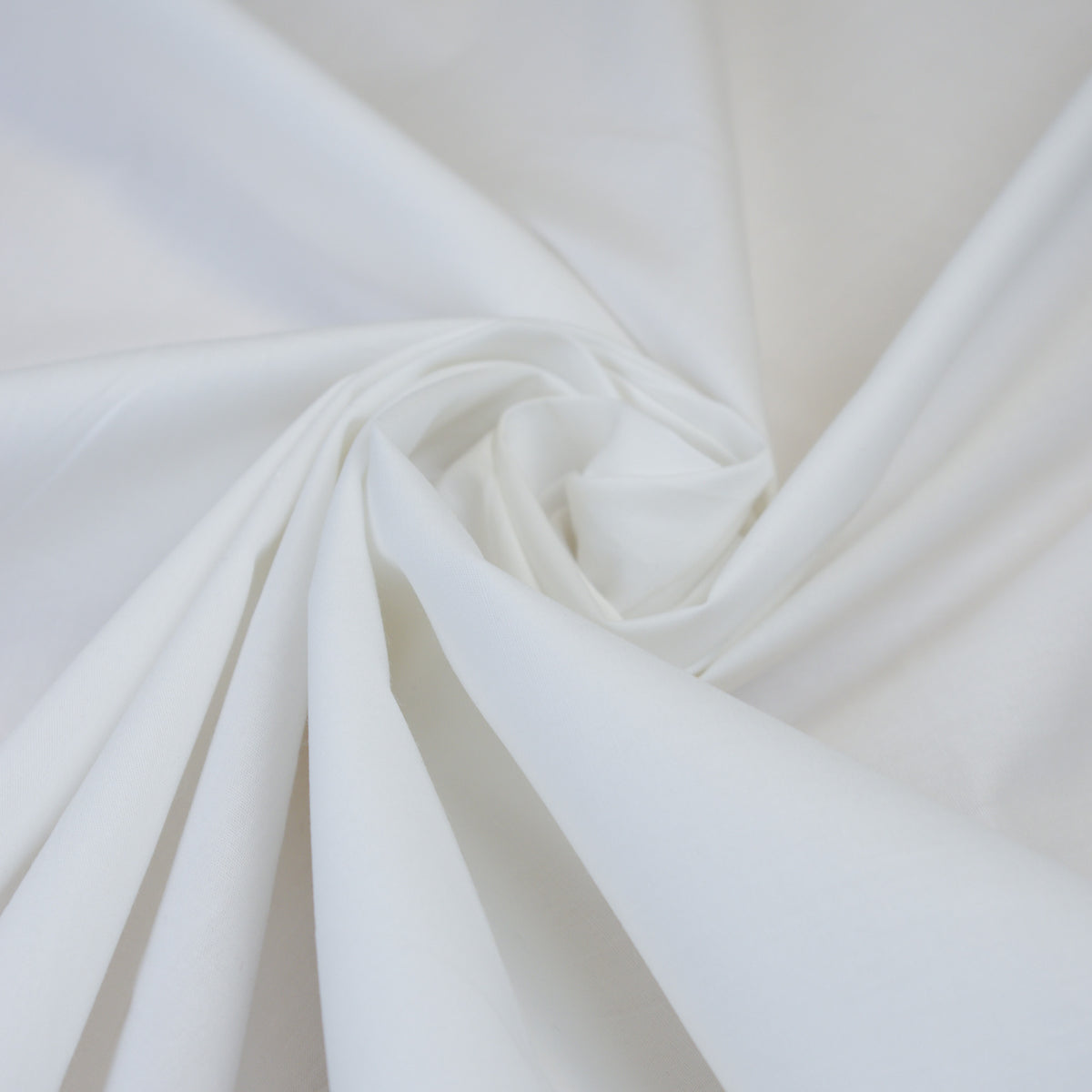 Plain Cotton Poplin 58'' Wide - White