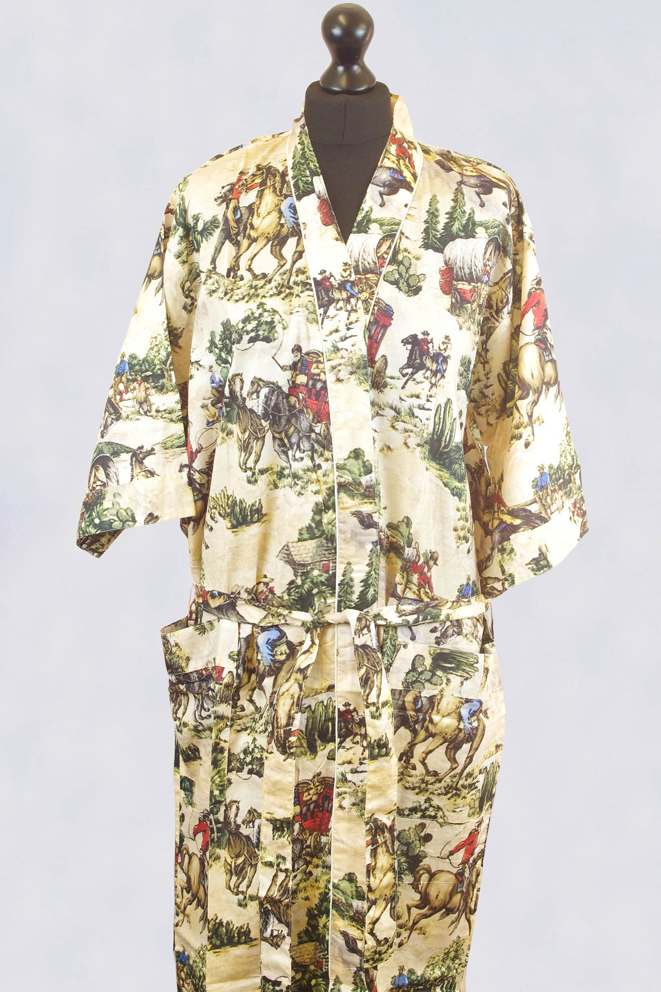 Japanese cotton kimono hot sale dressing gown