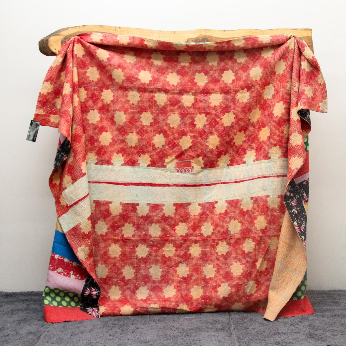 Vintage Patchwork Indian Kantha Quilt VK1012
