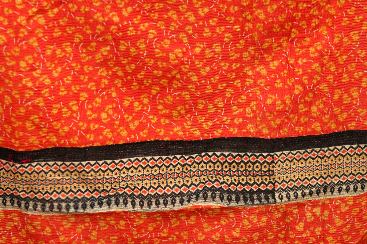 Vintage Patchwork Indian Kantha Quilt VK1031