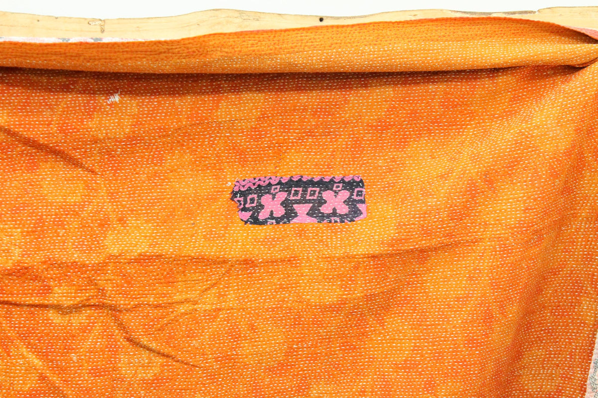 Vintage Patchwork Indian Kantha Quilt VK1040