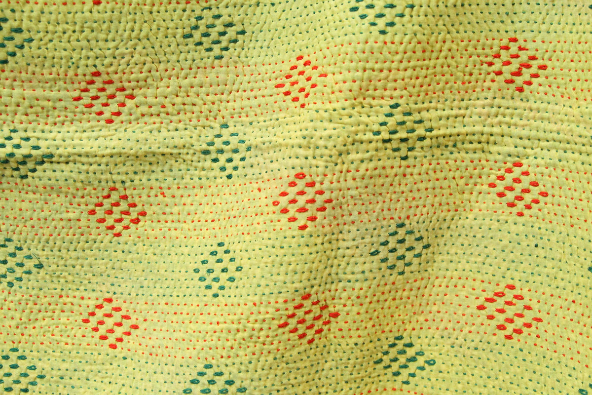 Vintage Patchwork Indian Kantha Quilt VK1061